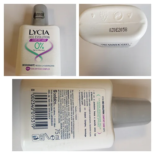 Deodorante spray «DEO EVOLUTION COMFORT CARE» (LYCIA)