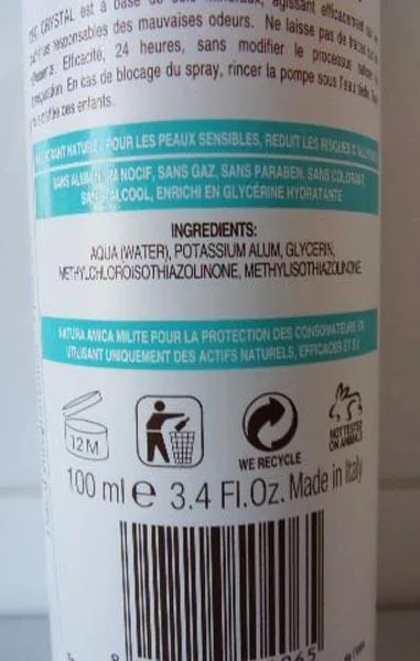 Deodorante «Deo Vapo Naturale» — foto 1 dell'alert A12/1088/16