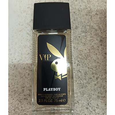 Deodorante «DEODORANT VIP, BODY FRAGRANCE, PARFUM CORPS, NATURAL SPRAY, VAPORISATEUR» (Playboy)