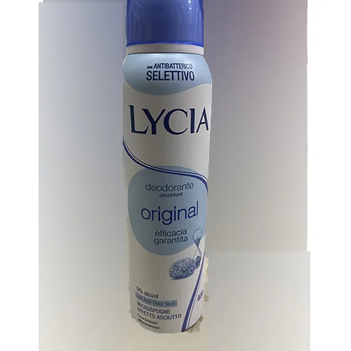 Spruzzo di deodorante «deodorante original efficacia garantita» (LYCIA)