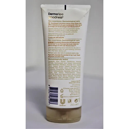 Crema per il corpo «Derma Spa Goodness» — foto 2 dell'alert A12/02193/24