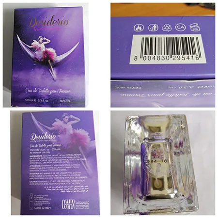 Eau de toilette «DESIDERIO» (Comin parfum)