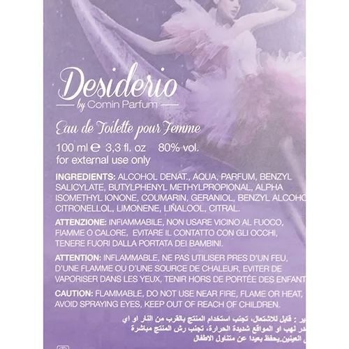 Eau de toilette «Desiderio» — foto 2 dell'alert SR/00007/25