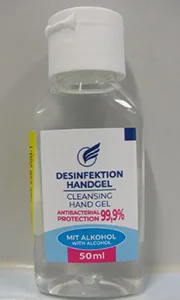 Disinfettante per le mani «Desinfektion Handgel (50 ml)» — foto 1 dell'alert A12/01597/20