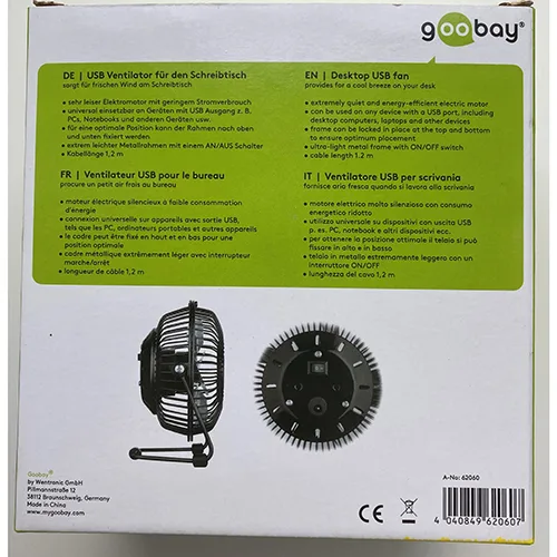 Ventola USB «Desktop USB fan» — foto 3 dell'alert A12/00288/24