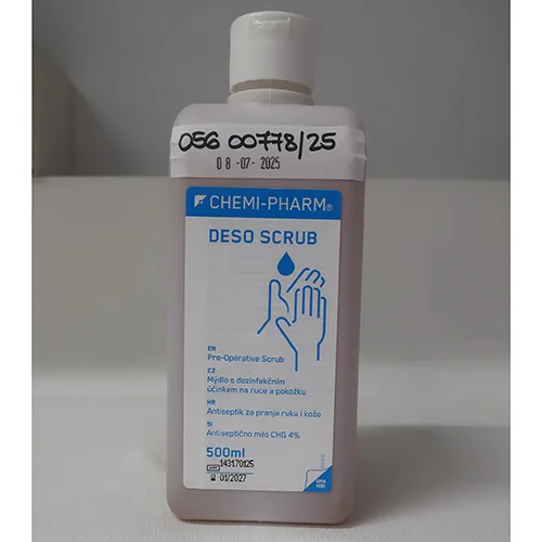 Antisettico «DESO SCRUB» — foto 2 dell'alert SR/02987/25