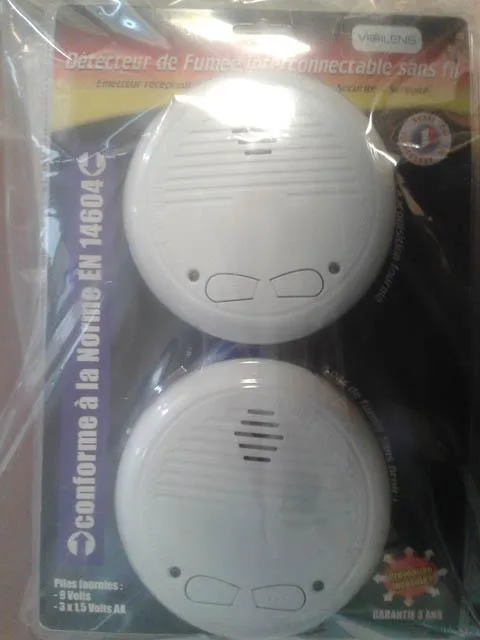 Rilevatore di fumo «Détecteur de Fumée Interconnectable sans Fils» (VIGILENS)