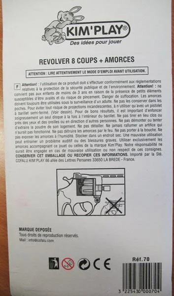 Pistola del cappuccio «Detective» (Kim'play)
