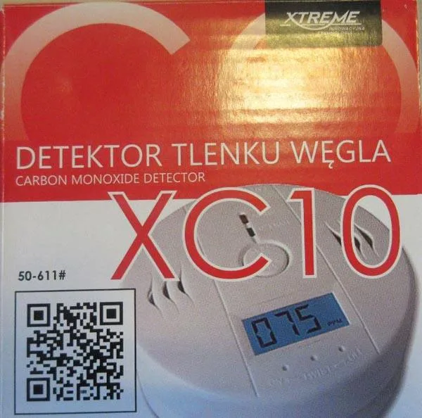 Rilevatore di monossido di carbonio «Detektor Tlenku Wegla XC 10» — foto 2 dell'alert A11/0041/16