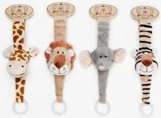 Detentori di succhi – Napphållare – Suttekæder -mouse -giraffe -tiger – leone -elefante -catto -coniglio -mucca (Diinglisar - Teddykompaniet)