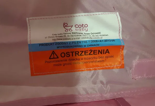 Culla da viaggio «Dětská postýlka cestovní Coto Baby Samba Lux - růžová» — foto 10 dell'alert A12/00791/22