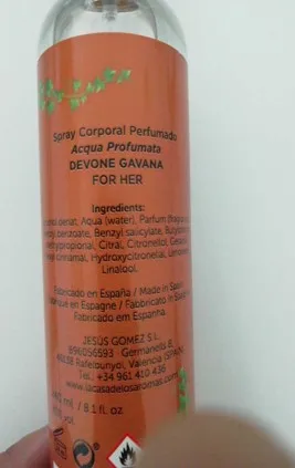 Profumo «DEVONE GAVANA» — foto 3 dell'alert A12/02874/23
