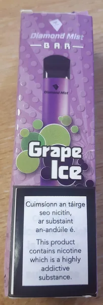 Sigaretta elettronica usa e getta «Diamond Mist Bar» (Diamond Mist Bar 20 mg/ml)
