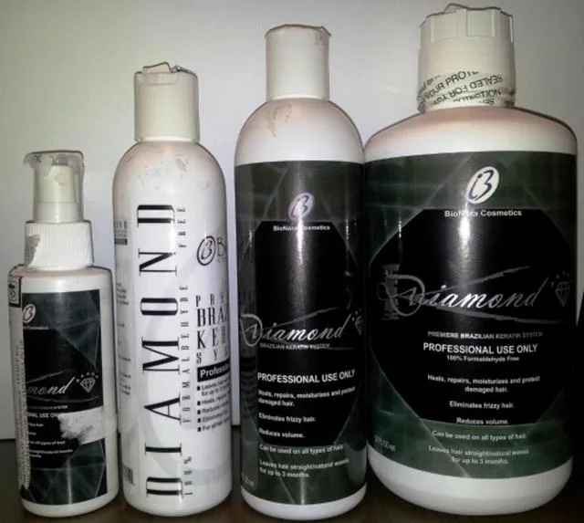 Prodotti per il trattamento dei capelli «Diamond – Premiere Brazilian Keratin System» (Bionaza Cosmetics)