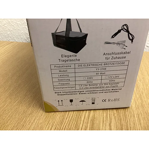 Scatola elettrica per il pranzo «Die Elektrische Brotzeitdose» — foto 4 dell'alert A12/00990/24