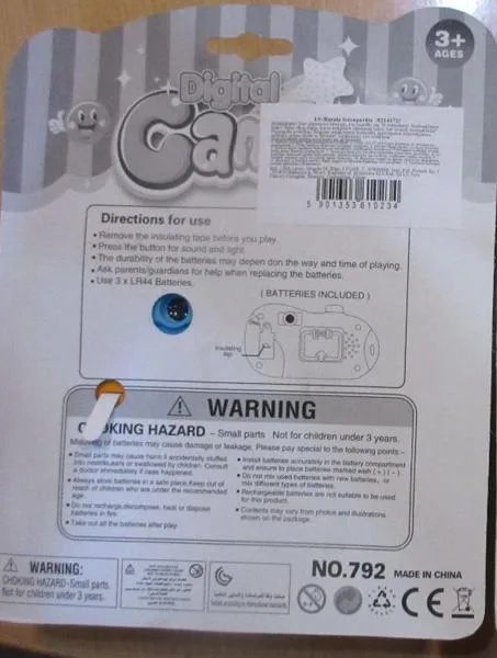 Giocattolo elettrico «Digital Camera» — foto 2 dell'alert A12/0244/19