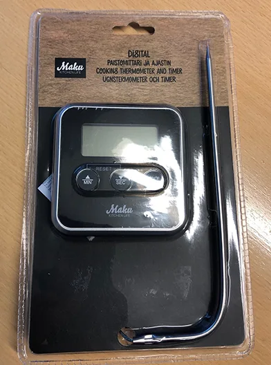 Termometro di cottura digitale «Digital cooking thermometer and timer» — foto 1 dell'alert A12/01251/22