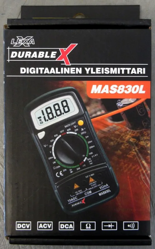 Multimetro digitale «Digital multimeter / Digitaalinen Yleismittari» — foto 2 dell'alert A12/00457/20