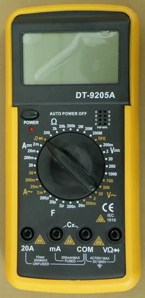 Multimetro digitale «DIGITAL MULTIMETER» — foto 2 dell'alert A11/0003/16