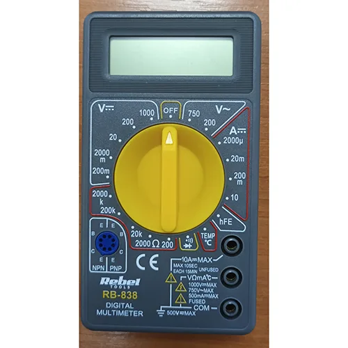 Multimetro digitale «Digital multimeter» (REBEL)