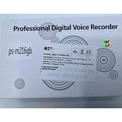 Registratore vocale digitale «Digital voice recorder» (Not specified)