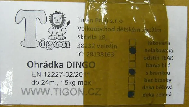 Box per bambini con un cancello «Dingo» — foto 3 dell'alert A11/0084/14