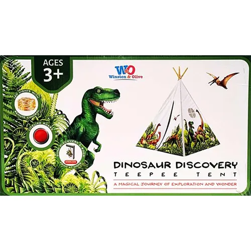 Tenda da gioco «Dinosaur Discovery Teepee Tent» (Winson &amp; Olive)