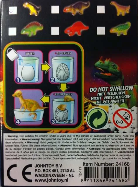Giocattolo in espansione «Dinosaur Egg» (JOHNTOY)