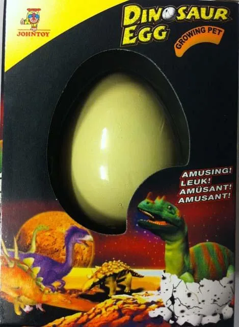 Giocattolo in espansione «Dinosaur Egg» — foto 2 dell'alert A12/2104/14