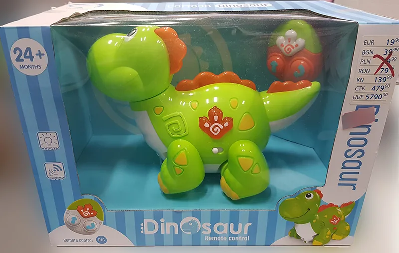 Giocattolo di plastica «Dinosaur» (Pepco)