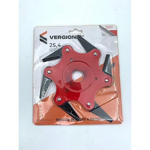 Attacco per taglierina a spazzole «DISC FOR BRUSH TRUNKER 6 BLADES BLADE HEAD» (VERGIONIC)