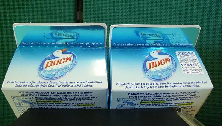 Dischi igienici in gel – Dischi freschi di anatra — foto 2 dell'alert 0652/09