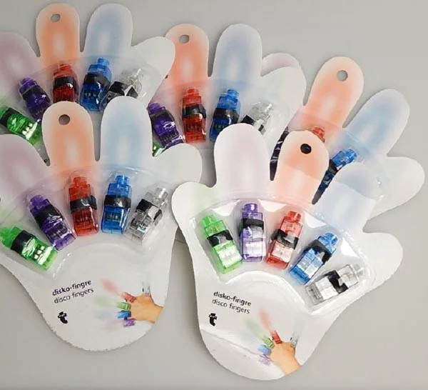 Lampade a LED «Disco fingers» (Flying Tiger)
