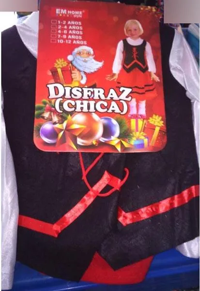 Costume di fantasia «DISFRAZ (CHICA) ('Girls' costume')» — foto 3 dell'alert A12/1210/16