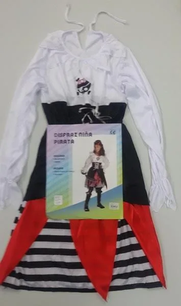 Costume di fantasia-vestito «DISFRAZ NINA PIRATA» (Unknown)