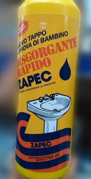 Pulitore di scarico «DISGORGANTE RAPIDO ZAPEC» — foto 1 dell'alert A12/1174/18