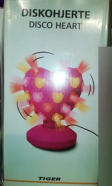 Lampada da tavolo «DISKOHJERTE - DISCO HEART» (Tiger)