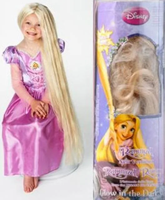 Parrucca elegante-vestita «Disney Rapunzel» (Rubie's)