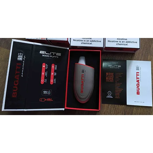 Sigaretta elettronica monouso «disposable electronic cigarette BUGATTI powered by ELITE 9000 PUFFS» — foto 5 dell'alert A12/03057/24