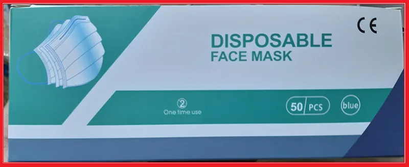Maschera filtro antiparticolato «Disposable face mask» — foto 3 dell'alert A12/01099/20