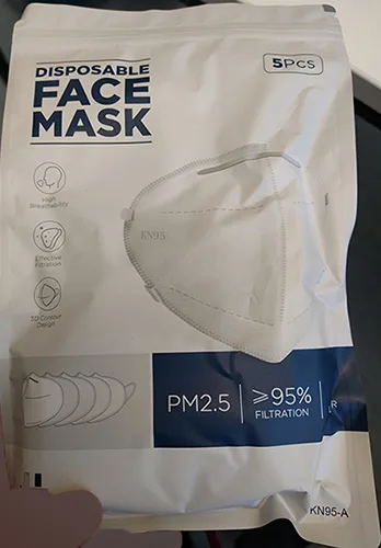 Maschera filtro particella «Disposable Face Mask» — foto 3 dell'alert A12/00659/21