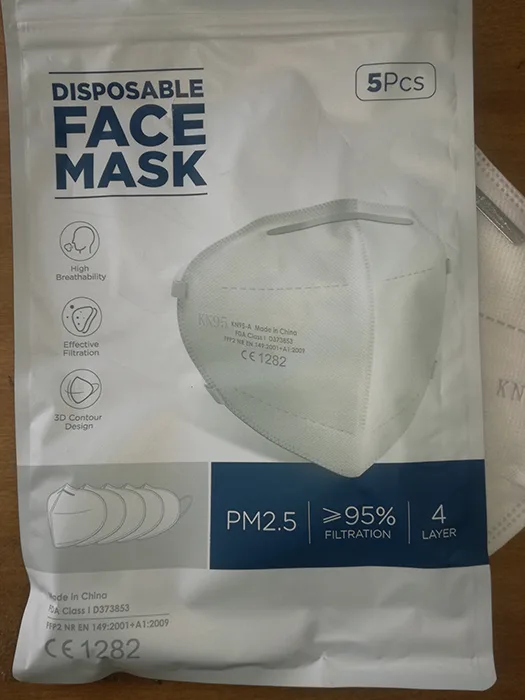 Maschera filtro particella «Disposable FACE MASK» — foto 2 dell'alert INFO/00104/21
