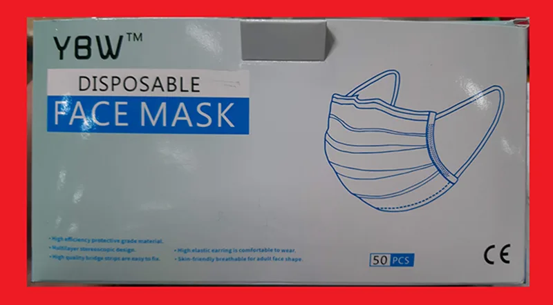 Maschera filtro antiparticolato «Disposable face mask» — foto 3 dell'alert A12/01102/20