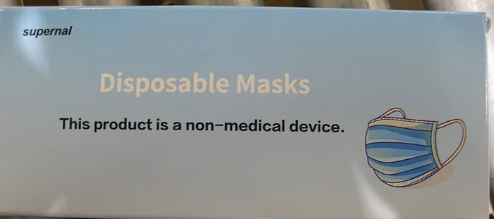Maschera filtro particella «Disposable Masks» — foto 1 dell'alert INFO/00135/20