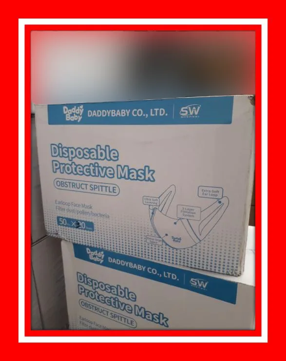 Maschera filtro antiparticolato «Disposable Protective Mask» (Daddy Baby)