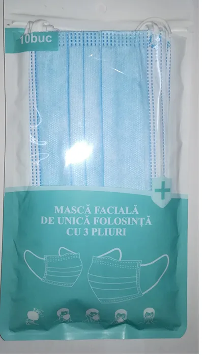 Maschera filtro particella «Disposable Protective Mask» — foto 1 dell'alert INFO/00144/20