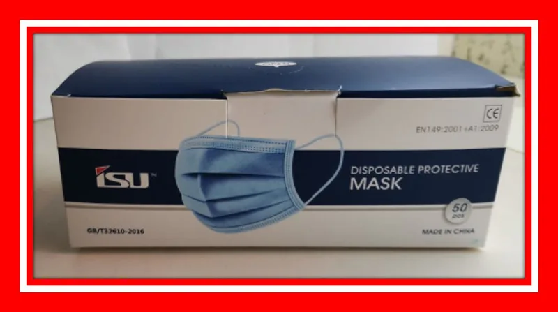 Maschera filtro antiparticolato «Disposable protective mask» — foto 3 dell'alert A12/01026/20