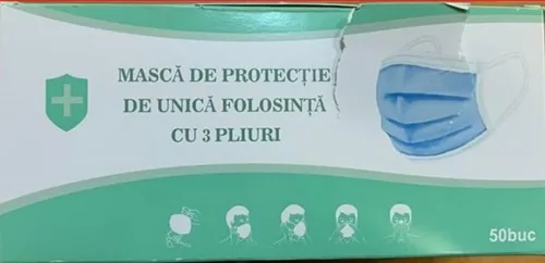 Maschera filtro antiparticolato «Disposable protective mask with 3 layers» — foto 2 dell'alert INFO/00170/20