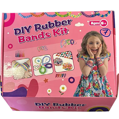 Kit di artigianato «DIY Rubber Band Kit - Loom Bands» (SAUNDAYMOT 18000+)