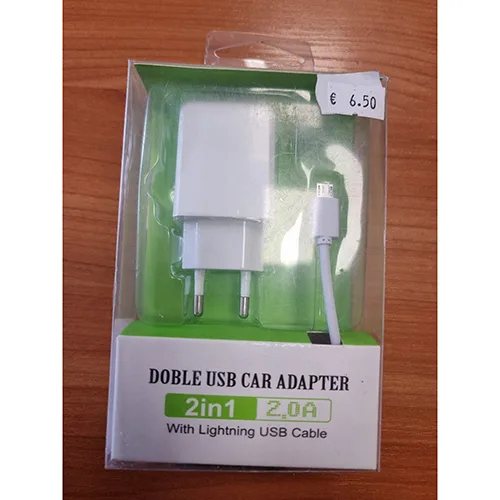 Caricabatterie USB «DOBLE USB CAR ADAPTER» — foto 1 dell'alert SR/03039/25